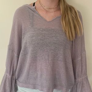 Free people light sweater cover